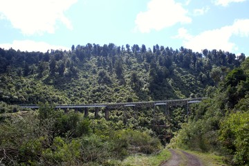 Fototapeta na wymiar Tongariro National Park in New Zealand