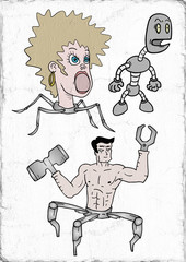 creative robots illustraiton