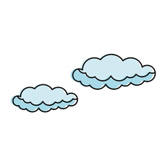 clouds sky isolated icon