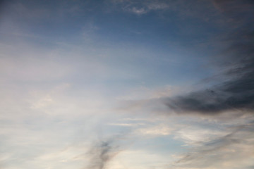 Blue sky with cloud.