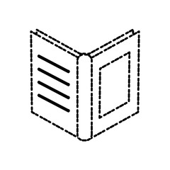 Book open isolated icon vector illustration graphic design