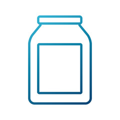 Empty glass bottle icon vector illustration graphic design