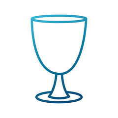Holy chalice isolated icon vector illustration graphic design