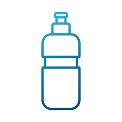 Thermo water bottle icon vector illustration graphic design