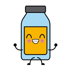 Empty glass bottle icon vector illustration graphic design