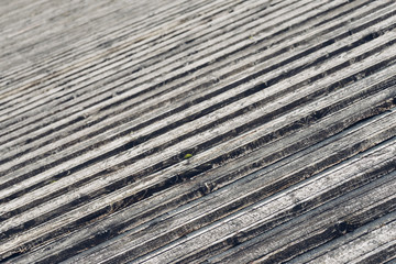 Fototapeta premium Old wooden planked roof