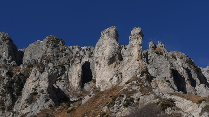 Fototapeta na wymiar Palestra di roccia