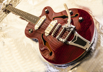 Electric guitar.