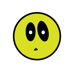 Scared Innocent Cartoon Face
