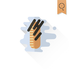 Chocolate Cookies. Modern Flat Icon