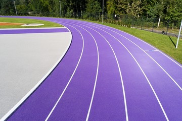 Running sport track