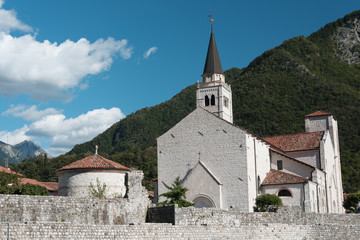 Fototapeta premium Venzone historical village. Completely rebuilt after the 1976 earthquake