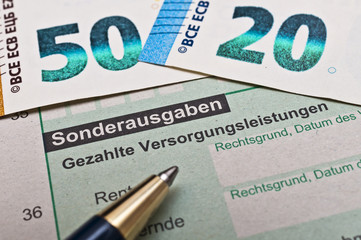 Obraz premium Steuern-Abgaben Finanzamt 