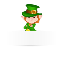Abstract Leprechaun Banner