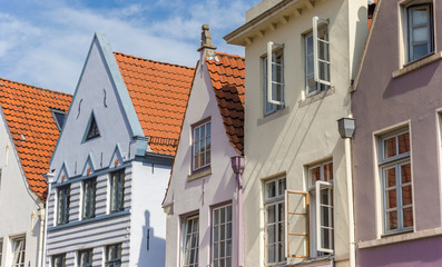 Fototapeta premium Colorful houses in the historic Schnoor district of Bremen