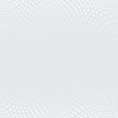 white and grey abstract perspective dots halftone background, Vector