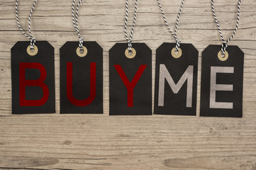 Buy me hanging tags