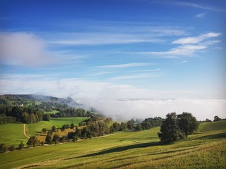 Vulkanlandschaft Hegau im Herbst