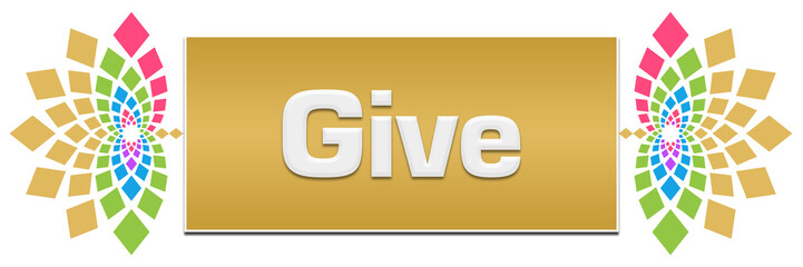 Give Floral Left Right Banner 