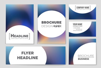 Abstract vector layout background set. For art template design, list, page, mockup brochure theme style, banner, idea, cover, booklet, print, flyer, book, blank, card, ad, sign, sheet,, a4