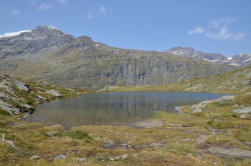 Le Lac Blanc dans le Parc National de la Vanoise, Alpes Françaises