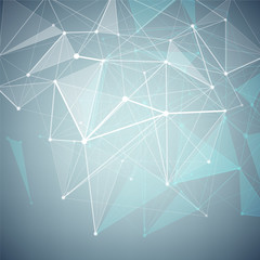 Fototapeta premium Abstract colorful geometric low poly background
