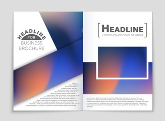 Fototapeta premium Abstract vector layout background set. For art template design, list, page, mockup brochure theme style, banner, idea, cover, booklet, print, flyer, book, blank, card, ad, sign, sheet,, a4