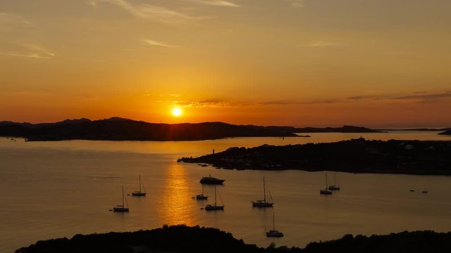 Time-Lapse, Sunrise, Palau, Sardinia, Italy