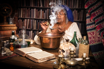 Smoking cauldron
