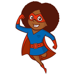 Super hero girl Cartoon character