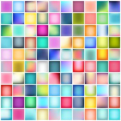 Abstract Creative concept vector multicolored blurred background set. For Web and Mobile Applications, art illustration template design, business infographic and social media, modern decoration