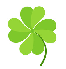 Green Nature Clover Leaf clip-art vector illustration 