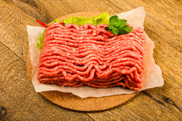 Minced beef meat