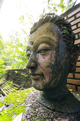 Statue at wat au mong chiang mai Thailand, Au mong temple