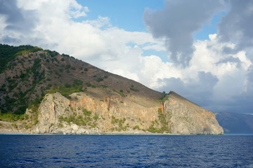 Fototapeta premium Coastline near Agia Roumeli, Crete, Greece