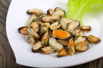 Pickled mussels