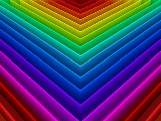 abstract colorful of  rainbow  background,3d