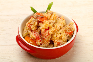 Couscous with meat