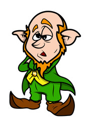 Obraz premium Drunk Leprechaun Character