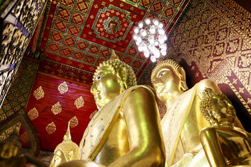Wat Phra That Hariphunchai, temple in Lamphun Thailand