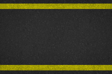 Asphalt road top view