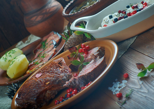 Poronkaristys,  Finnish venison;