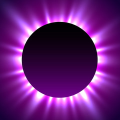 Total eclipse of the sun. eclipse magic background.