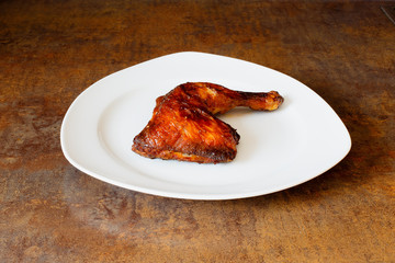 grilled chicken on plate