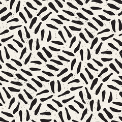 Seamless freehand pattern. Vector abstract rough lines background. Hand drawn strokes.