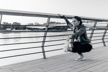 Pistol squat