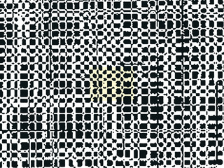 Fototapeta premium Abstract grunge vector background. Monochrome raster composition of irregular overlapping graphic elements.