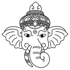 Ganesha is a god of wisdom.
