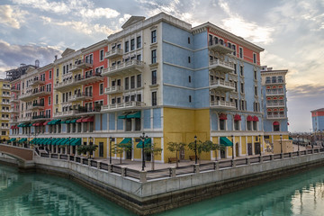 Fototapeta premium Qanat Quartier Perła, Katar