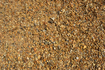 natural background of small rocks